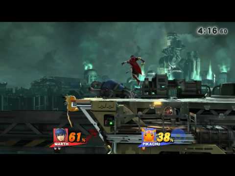 【SSB4】 - END (Marth) vs. Brendan (Pikachu)