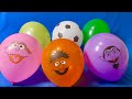 Sesame Street Balloon Blowing Slow Motion Popping Balloons With Nursery Rhyme Music