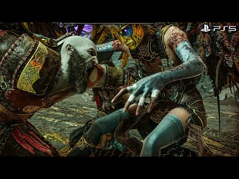 God of War Ragnarok | Kratos vs GNA the Valkyrie Queen | 4K 60FPS | Latin Spanish | PS5