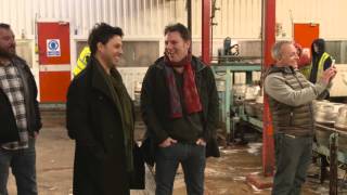Stereophonics take a tour around Brains Brewery.