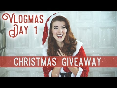 Christmas Giveaway! / Vlogmas Day 1 Video