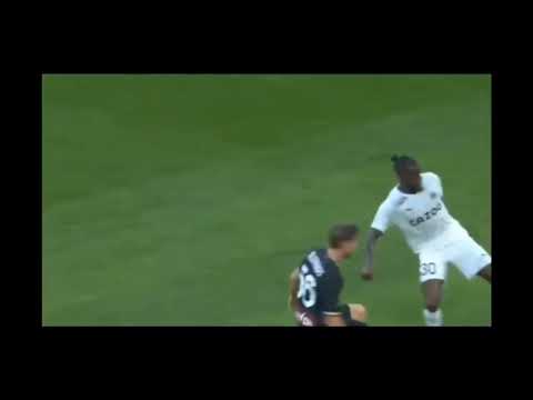 Nuno Tavares Marseille debut vs AC Milan - Amazing Skill.👏