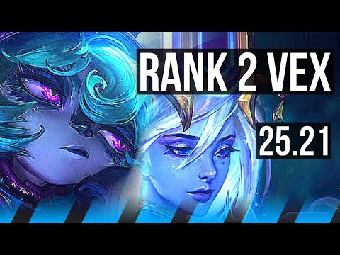 VEX vs LUX (MID) | Rank 2 Vex, 10/2/6, Legendary | NA Challenger | 25.21