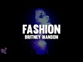 Britney Manson FASHION Lyrics