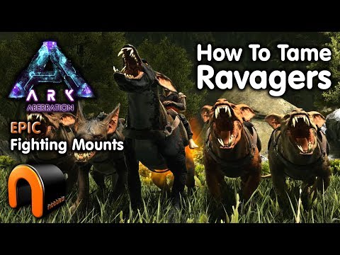 Ark -  HOW TO TAME RAVAGERS On Aberration