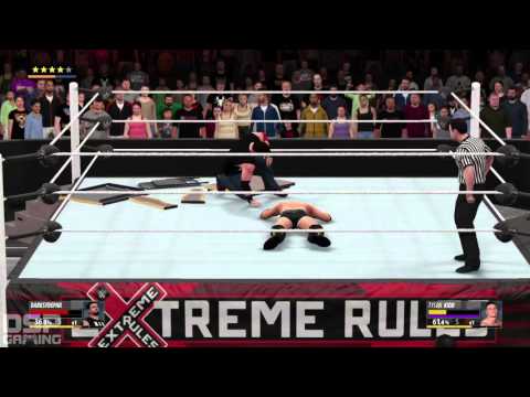 WWE2K16 My Career Mode pt79: FINAL MATCH: vs. Tyson Kidd, IC Title/EXTREME Rules! (Final)