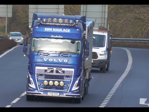 VOLVO - SDH Haulage - A1(M) motorway trucks spotting