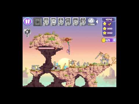 Angry Birds Stella Episode 2 Level 41 - 3 Stars Walkthrough