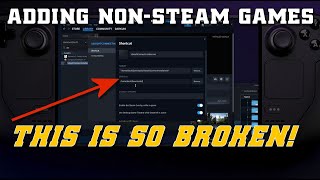 Steam Deck Quickie: Adding Non-Steam Game START IN and TARGET is broken ... Why and how to fix!
