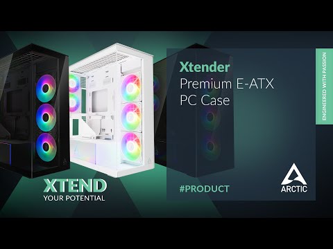 Arctic Xtender VG Clear Glass ACPCC00024A w/o PSU Black