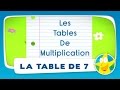 Comptines pour enfants - La Table de 7 (apprendre les tables de multiplication)