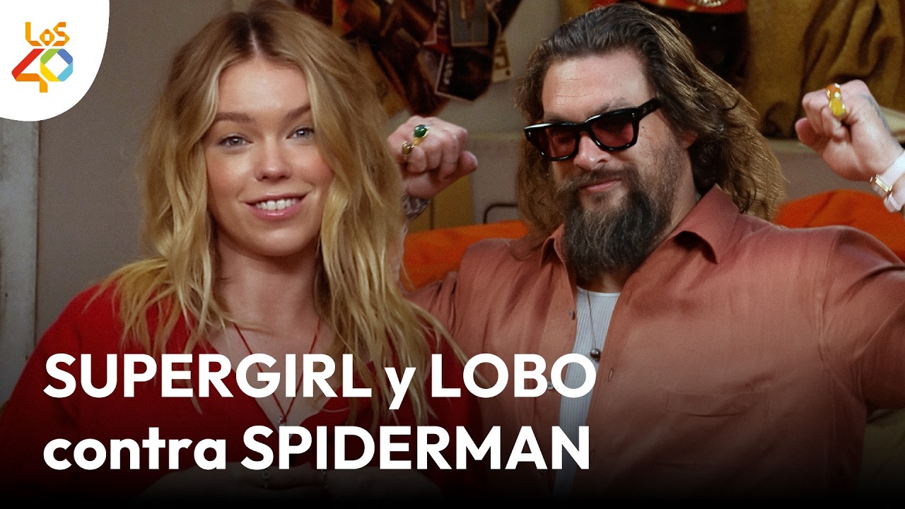 Milly Alcock y Jason Momoa, SUPERGIRL: describir a LOBO en español ycompetir con SPIDERMAN | LOS40