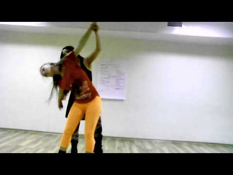Anastasiia Nedobytkina and Maria Lukyanchuk (Wizard course. First stage) zouk demo