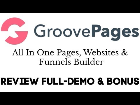 GroovePages Review Full Demo Bonus - All In One Pages, Websites, Funnels Builder