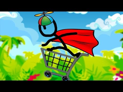 DO NOT TRY THIS AT HOME | Shopping Cart Hero 3 - YouTube