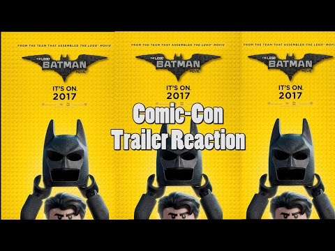 The Lego Batman Movie Comic-Con Trailer Reaction