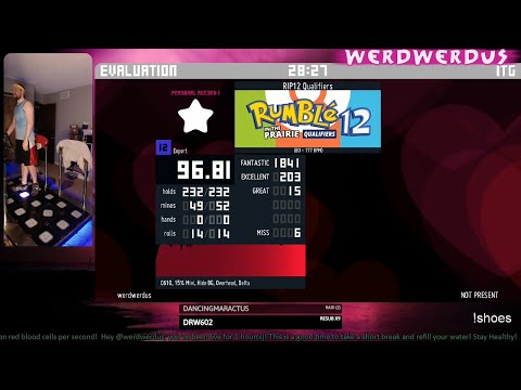 StepMania - RIP 12 singles qualifier, 96.81% - werdwerdus