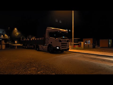 ETS2 1.43 | Pomezania | SCANIA R500 | Postolin - Piekło