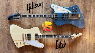 Video thumbnail for LTD Phoenix-1000 Deluxe and Gibson Firebird High Performance - These two birds are not the same by George V Guitars