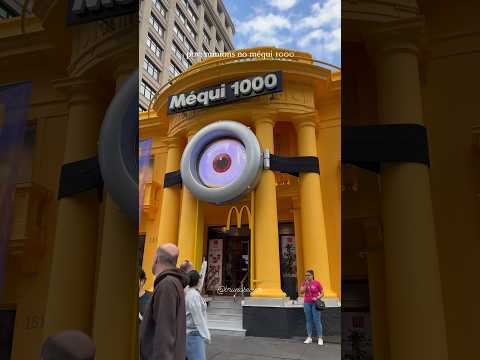 Méqui 1000 virou um Minion gigante 💛 #minions #meumalvadofavorito #mcdonalds #explore #dicas #pov