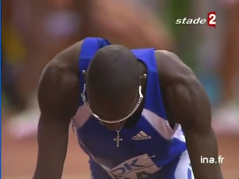 Les Français (vice-)champions du monde du 4x400m (Paris 2003)