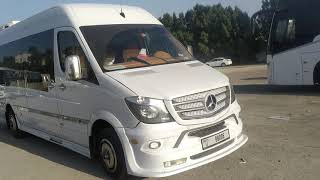 MS Bus Rental and Marchese luxury sprinter van with Driver service for your trip to Dubai UAE