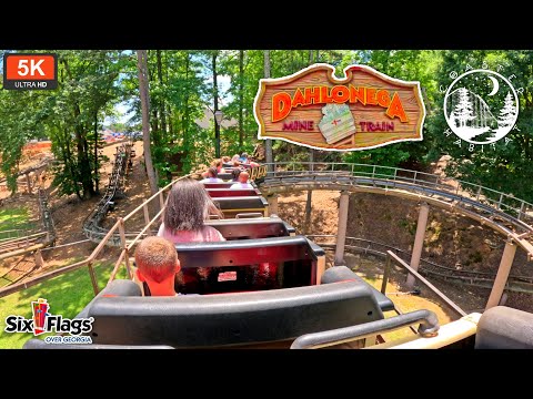 Back row point of view footage of Dahlonega Mine Train