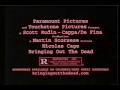 Bringing Out The Dead 2014 Tv Spot