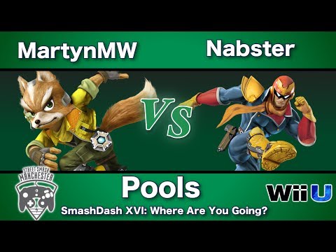 SmashDash XVI - MartynMW (Fox) Vs. Nabster (Captain Falcon) - Pools