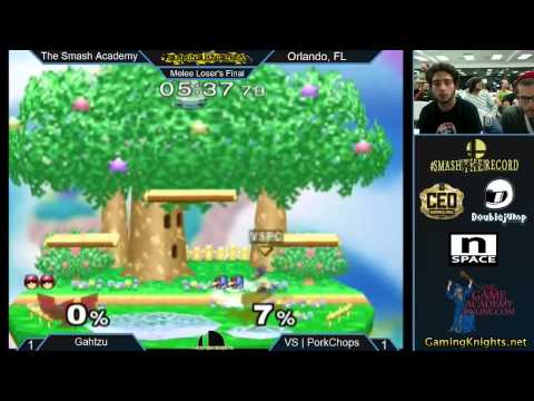 The Smash Academy - VS | Porkchops (Falco) vs Gahtzu (Falcon) - Losers Finals - SSBM