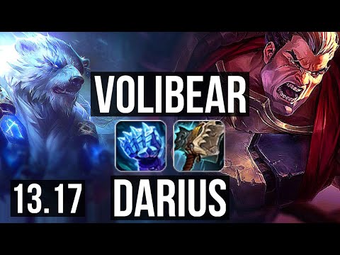 VOLIBEAR vs DARIUS (TOP) | 12/3/10, Dominating | NA Diamond | 13.17