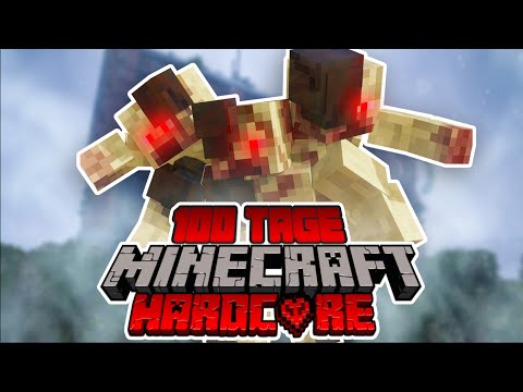 Ich überlebe 100 Tage Minecraft Hardcore in einer Minecraft Zombie Apokalypse - Die rote Zone