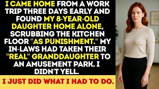 My 8-Year-Old Was Left Behind Mopping The Floor As They Took Their “Real” Granddaughter Out.