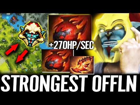 🔥 WTF 2x Hearts HUSKAR 100% Strongest Offlane — Overwhelming Blink +270 HP/SEC Regen Dota 2 Pro