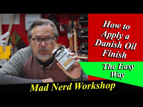 How to apply Danish Oil to any wood!