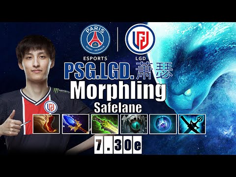 Morphling Safelane | PSG.LGD.Ame | AME SIGNATURE HERO 21 KILLS | 7.30e Gameplay Highlights