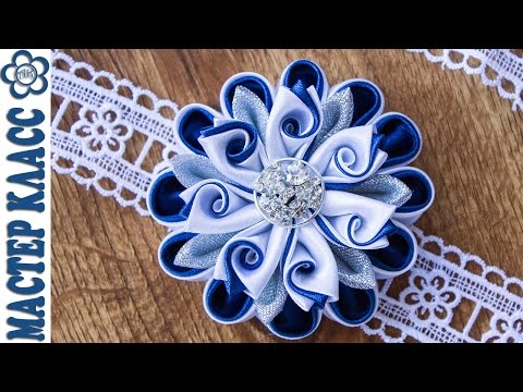 Flowers Kanzashi petals Twisted ✄ Anastasia Kulikova
