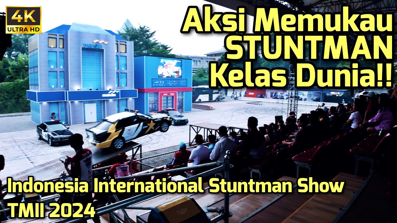 Aksi Memukau Stuntman Kelas Dunia di Indonesia International Stuntman Show 2024‼️