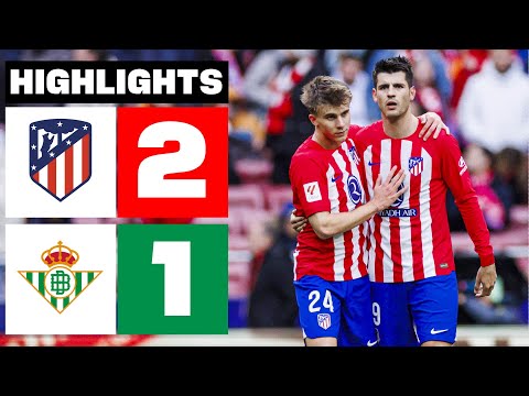 Resumen de Atlético vs Real Betis Jornada 27
