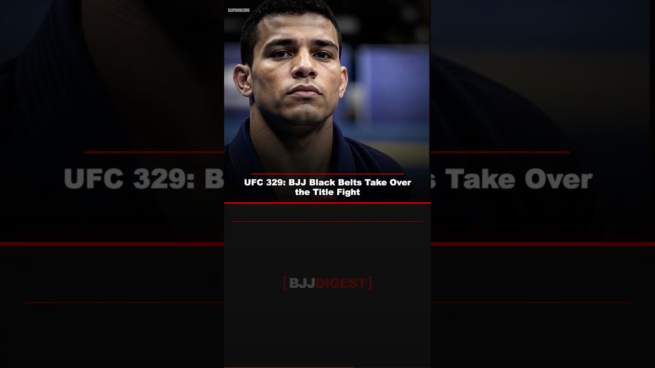 BJJ Black Belts Headline UFC 329 Title Fight #Shorts