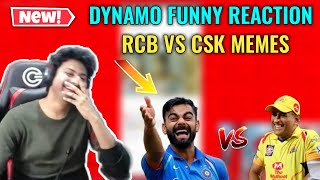 Dynamo gaming reaction on RCB vs CSK Memes😂🤣#shorts