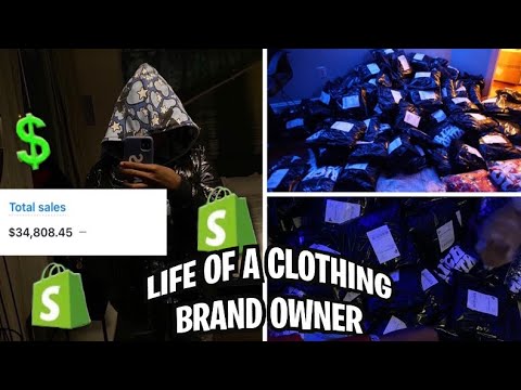 DAY IN THE LIFE OF A 14 YEAR OLD CLOTHING BRAND OWNER