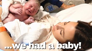 Baby #4! Birth Vlog, Gender & Name Reveal!👶🏻❤️