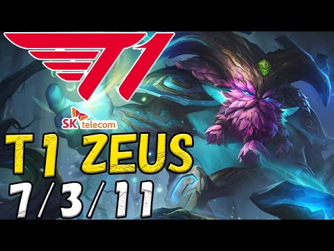T1 Zeus オーン(Ornn) VS フィオラ(Fiora) TOP patch 12.20 NA RANK