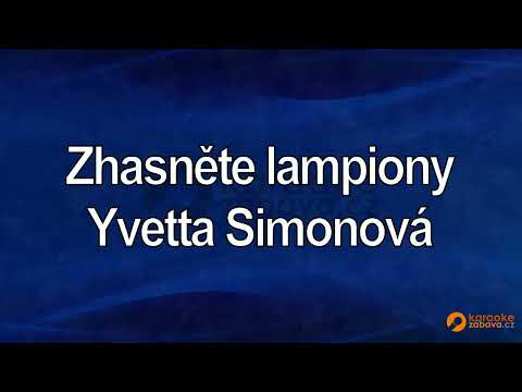 FullHD karaoke Zhasněte lampiony - Yvetta Simonová - ukázka