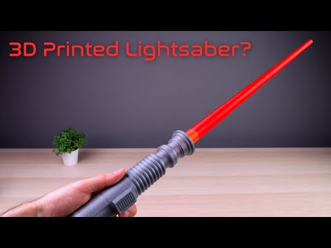 3D Printing the Lightsaber of Darth Vader 😎 Star Wars