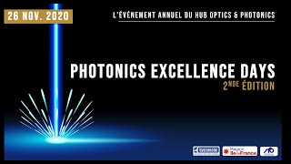 [Replay] Photonics Excellence Days – 26 novembre 2020