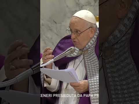 Papa Francesco a Santa Sabina per il mercoledì delle Ceneri 2023 #shorts #papafrancisco
