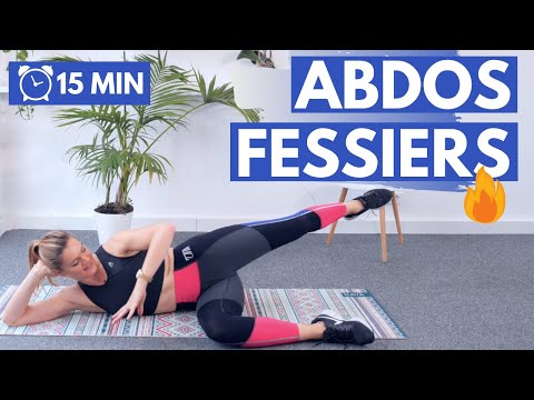 Intensive abs and glutes workout for fat burning | No equipment required (15 min)