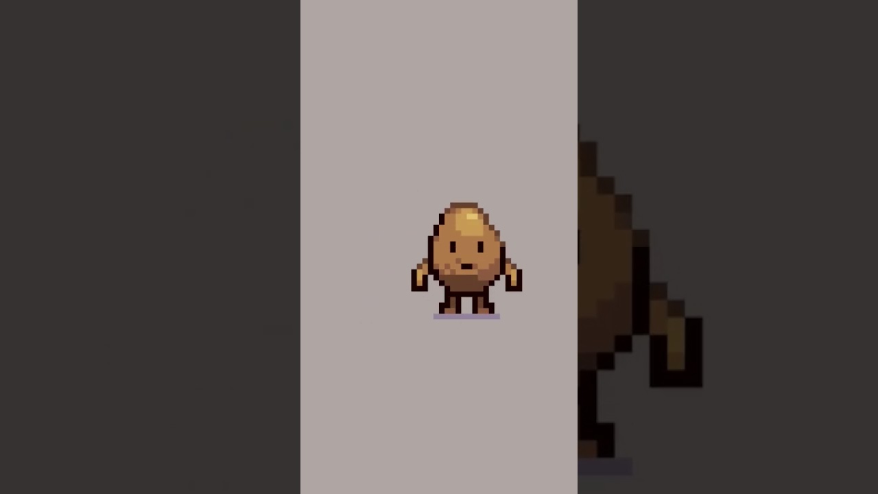 Dancing potato #art #gaming #artform #pixelart #artist #food #foodie